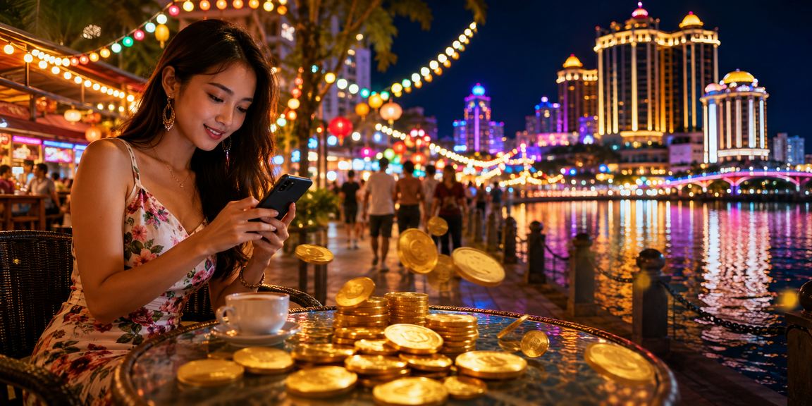 Pengguna ntc33 log masuk melalui telefon mudah alih di Genting Highlands