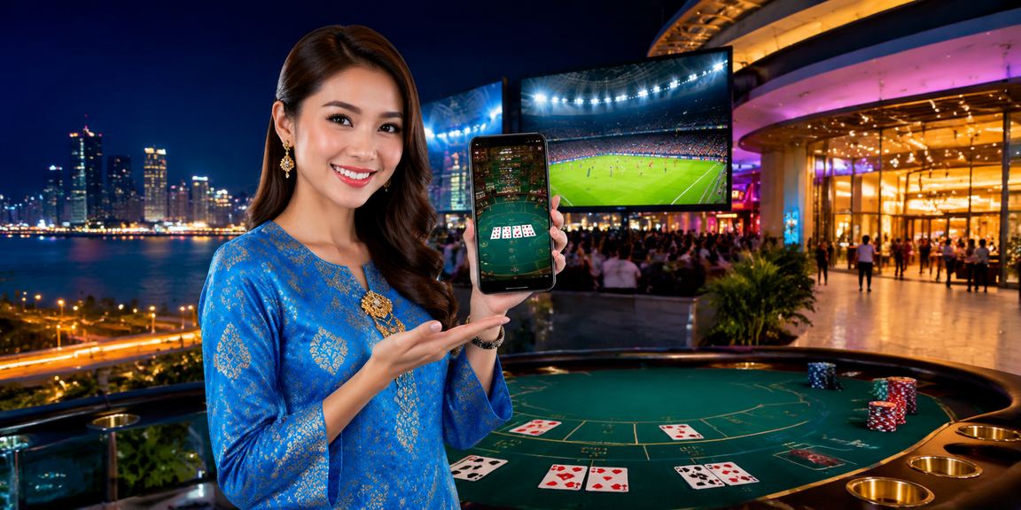 Peminat bola sepak di Johor bertaruh dalam talian ntc33 dengan pakaian baju kurung tradisional